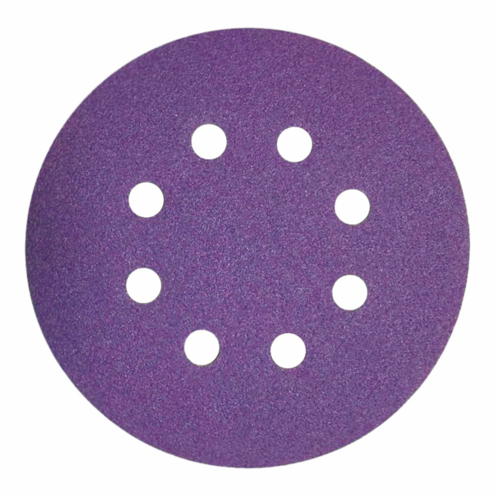 Круг абразивный Violet d125 мм 8 отв. Р1000 керамическое зерно H7