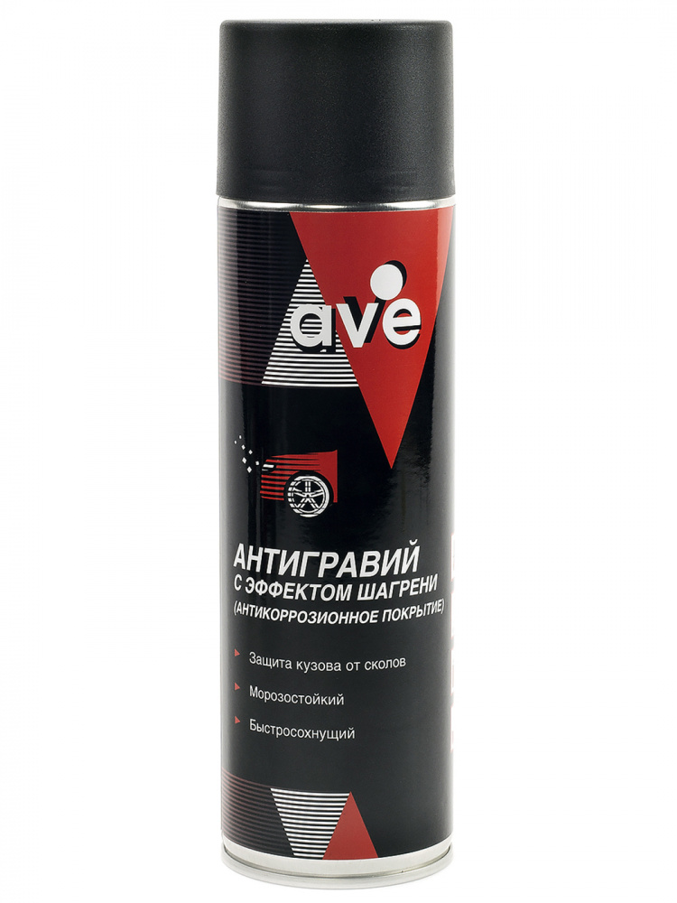 Антигравий шагрень черный / аэро 650 мл AVE-971-2 АВЕ