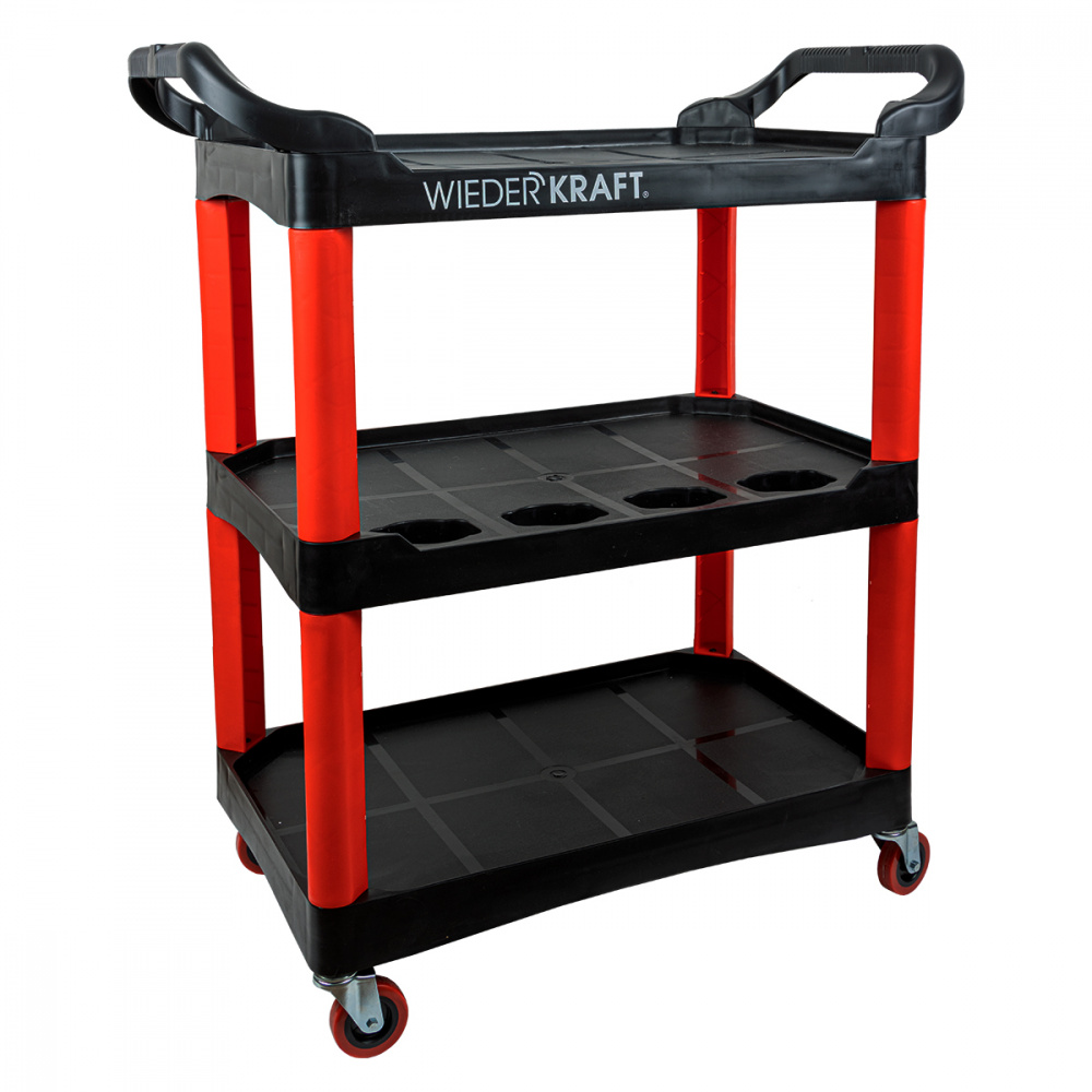 Тележка для детейлинга, пластиковая WDK-819  ВИДЕРКРАФТ