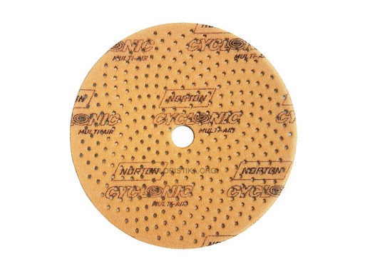 Диск для шлифования грунта Р320-400 НОРТОН Cyclonic Multi-Air Disks ОРАНЖЕВЫЙ 150мм 66261151796
