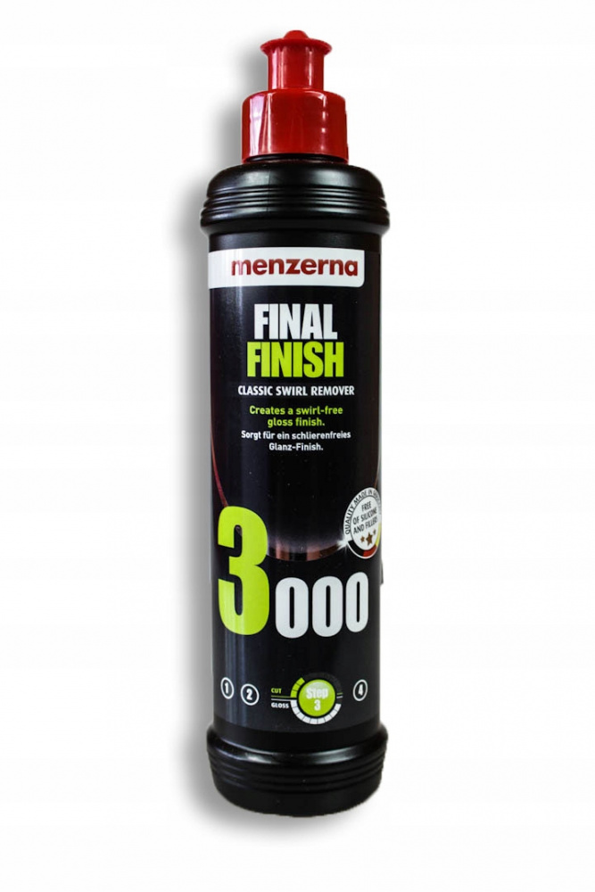 Паста полировальная МЕНЗЕРНА FF3000 Final Finish удаление голограмм 0,25л 22029.281.001