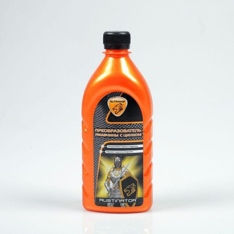 Преобразователь ржавчины 1,0л с ЦИНКОМ  EL-0702.07 (ПЭТ флакон) ЭЛТРАНС    