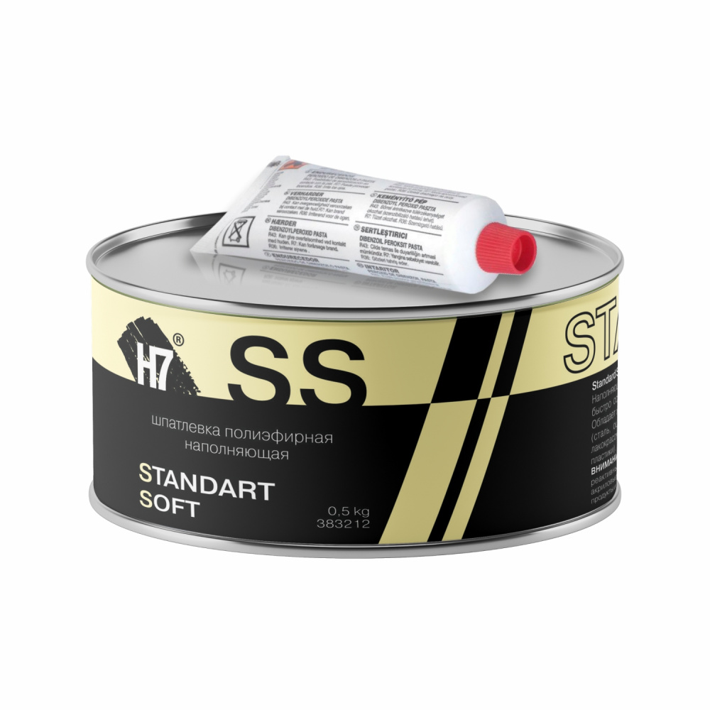 Шпатлевка полиэфирная наполняющая Standard Soft 0,5кг 383212 Н7