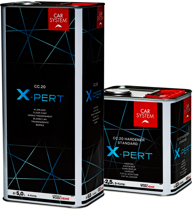 Лак 2K CC.20 X-pert с отвердителем (1л+0,5л) Сушка 15 мин КОМПЛЕКТ 158423 КАР-СИСТЕМ