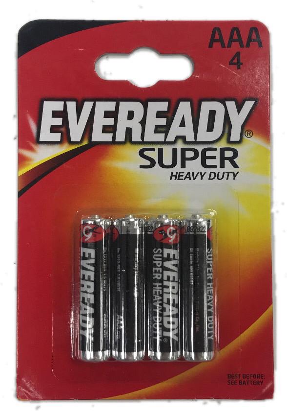 Батарейка SHD AAА R03 FSB /4шт/ соляная БЛИСТЕР Eveready