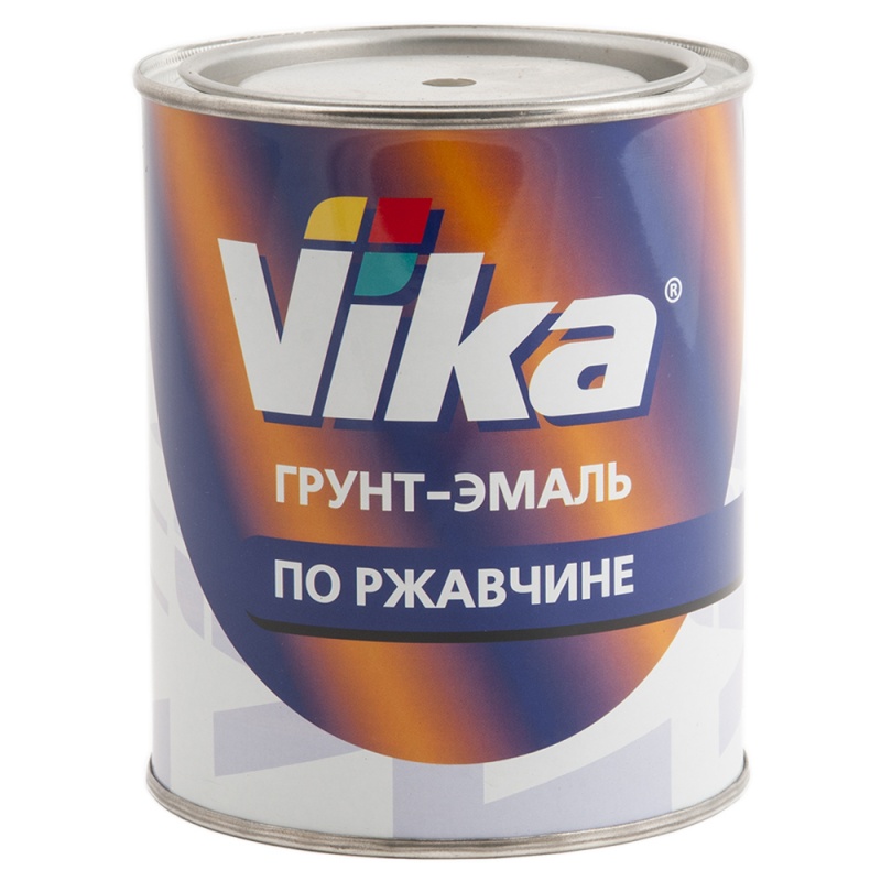 Грунт-эмаль ВИКА по ржавчине Черный RAL 9005 0,9кг