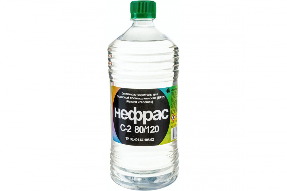 Бензин-галоша БР-2 Нефрас С-2 80/120 (1л) НЕФТЕХИМИК /в коробке 20 шт/