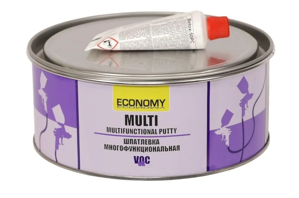 Шпатлевка Asia MULTI многофункциональная (мягкая, цвет желтый) 1,8 кг НОВОЛ 170018
