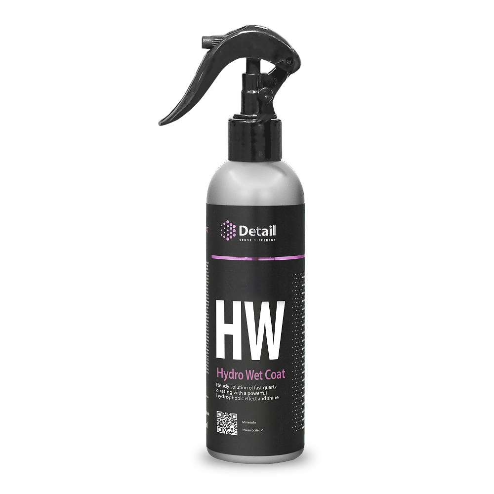 Покрытие кварцевое HW "Hydro Wet Coat" 250мл DETAIL DT-0186