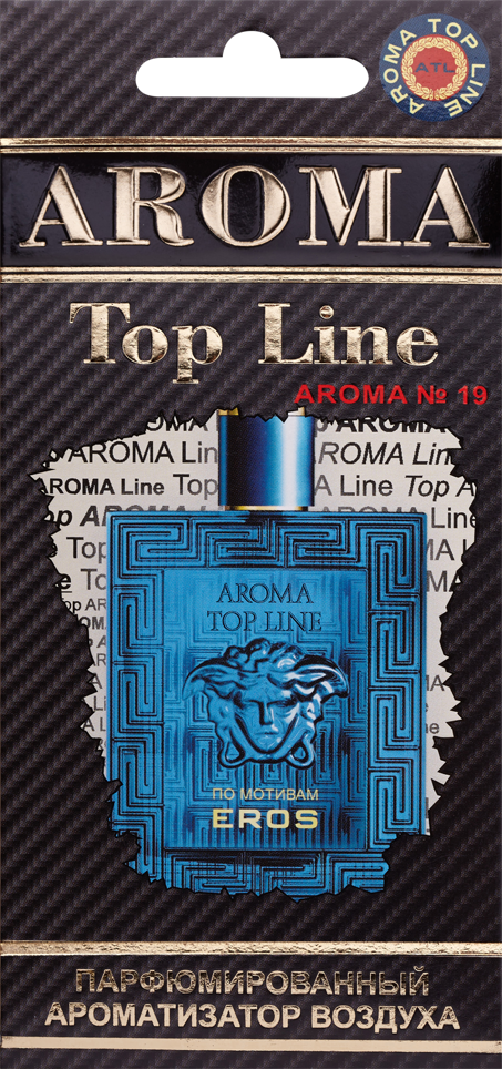 Ароматизатор на зеркало Aroma Top Line №19 Eros картон