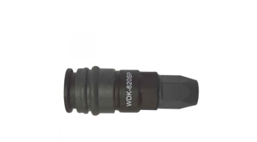 Разъем WDK-840SР пневматич, композитный быстроразъем обжим гайкой шланга 8*12мм ВИДЕРКРАФТ  РАСПРОДА