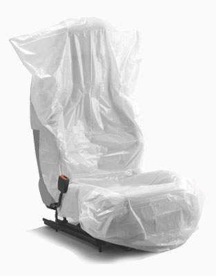 Накидка на сиденье 790 х 1300 мм, зеленый полиэтилен, 13 мкм, рулон 250 шт. 308092 Horn&Bauer 