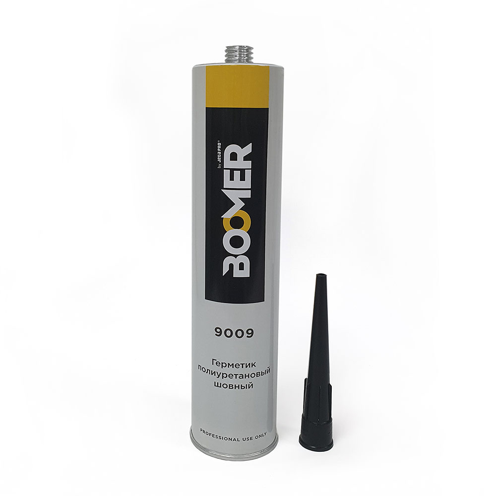 Герметик шовный BOOMER полиуретановый, черный, 310мл 9009 black (в коробке 12шт)