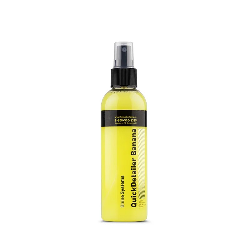 Очиститель спрей для быстрого ухода, 200мл SS787 Shine Systems QuickDetailer Banana