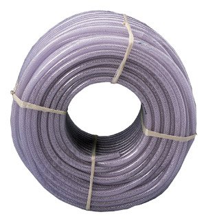 Шланг ПВХ с нейлон.сеткой БУХТА 100м d 8*13мм 60330 в размотку 1м