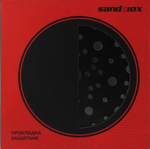 Основа защитная Прокладка SANDWOX Ø150мм, 67 отв, для абразивов на сетке, длинный крючок 04.150.02L