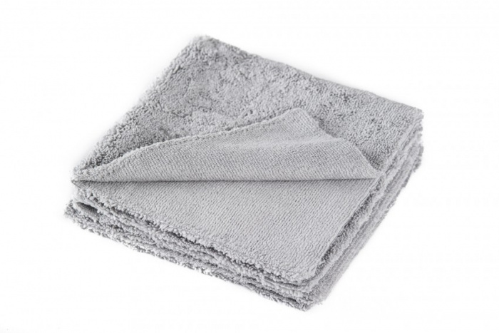 Микрофибровое полотенце 40x40cm, 380gsm, серый,  Edgeless380 Microfiber towel, GWMF-381