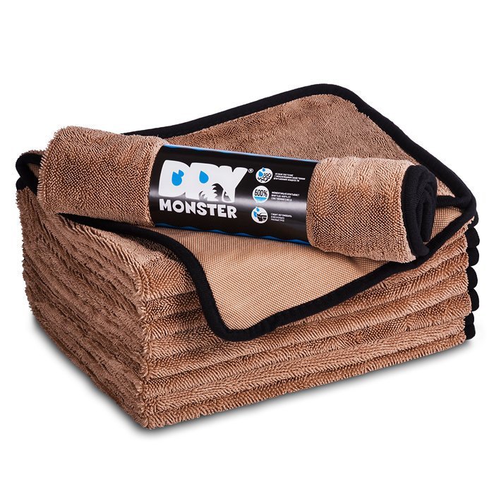 Полотенце для сушки, 50x60см Коричневое DRY MONSTER STANDART Towel DM5060BN