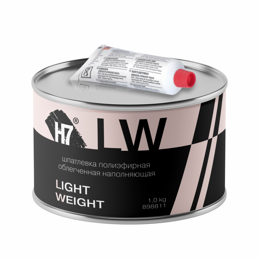 Шпатлевка полиэфирная облегченная наполняющая Light Weight 1л 898811 Н7