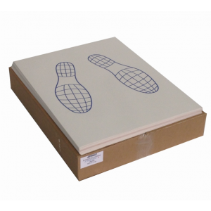Коврик бумажный "Следы ног" , 405х525 (0.2), /500 шт/ SkyWash
