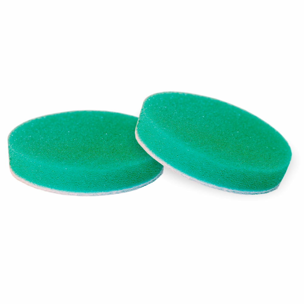 Полировальник поролон 56*10мм зеленый жесткий 380907 H7