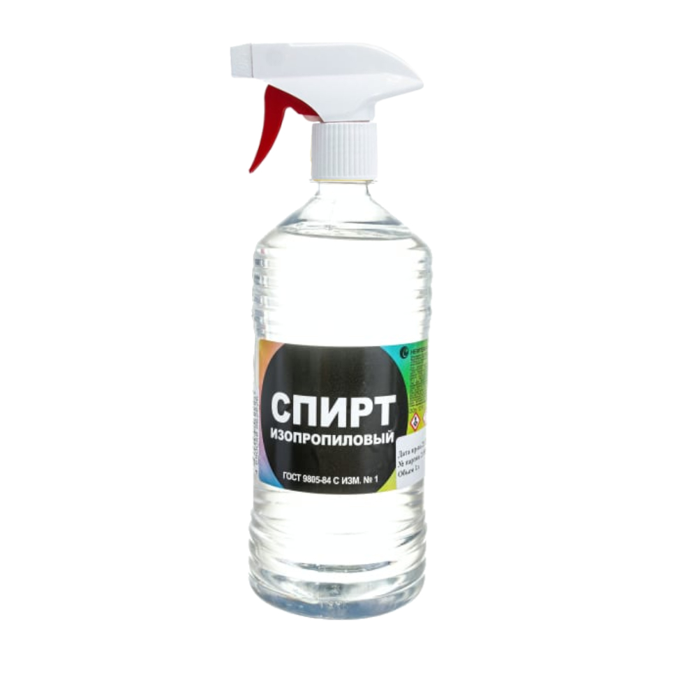 Спирт изопропиловый с триггером (1 л) STRONG НЕФТЕХИМИК /в коробке 25 шт/