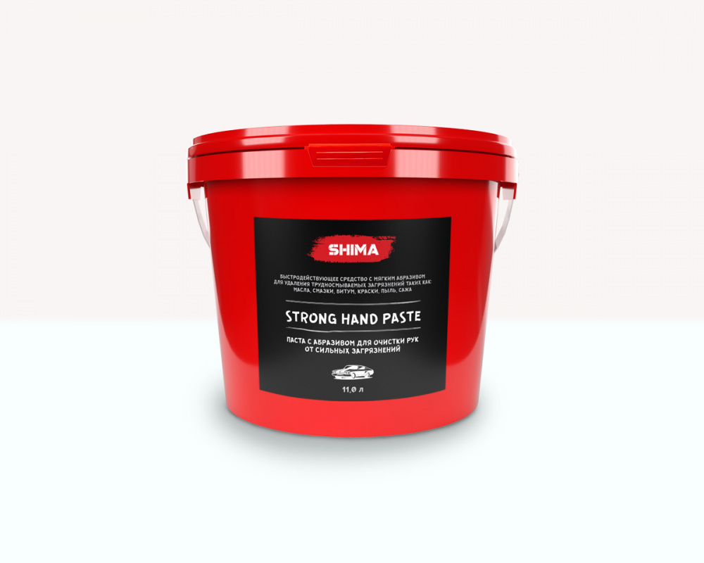 Паста с абразивом для очистки рук от сильных загрязнений 11,0л Шима DETAILER 