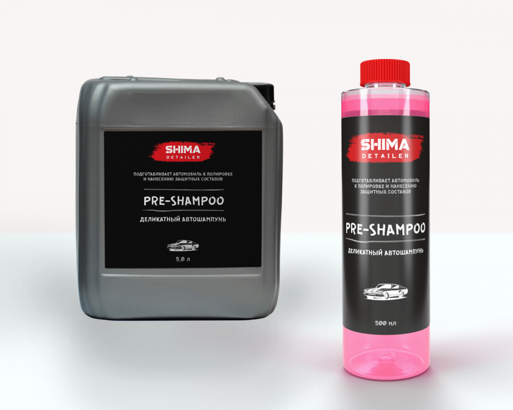 Шампунь деликатный 500мл Шима DETAILER PRE-SHAMPOO