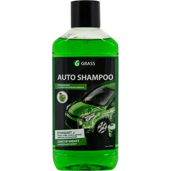 Автошампунь Universal яблоко 1,0л 111100-2 ГРАСС