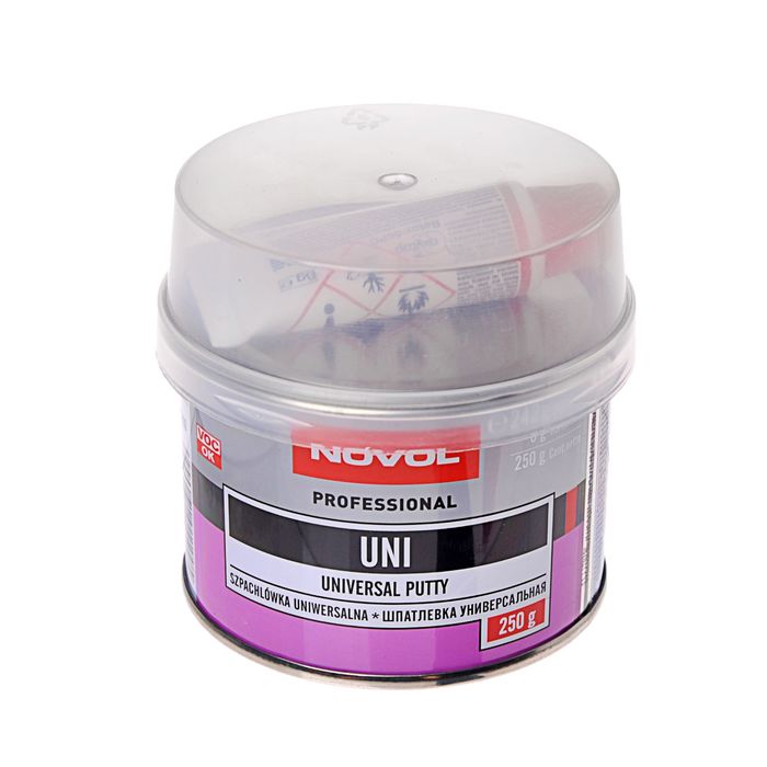 Шпатлевка ПЭ универсальная UNI 0,25 кг НОВОЛ 1100