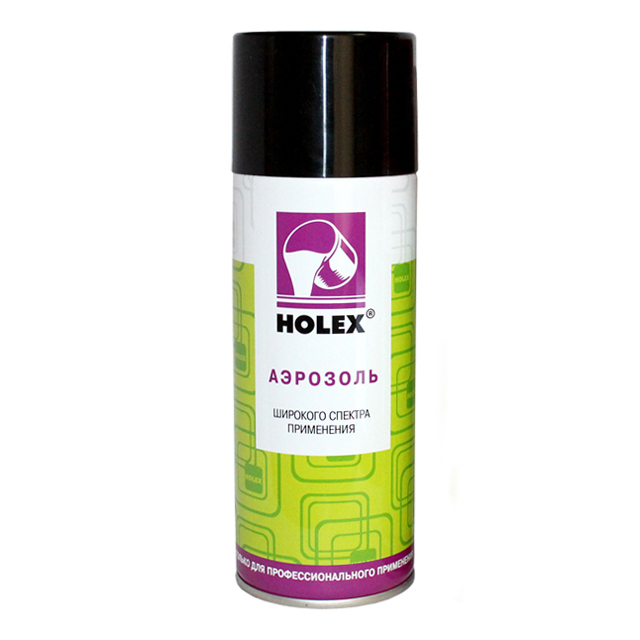 Грунт акриловый АЭРО черный 0,52л   HAS-4195 ХОЛЕКС 