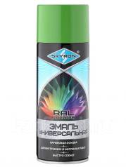 RAL 6018 светло-зеленая краска акрил аэро СКАЕРОН 520мл (SR-16018)