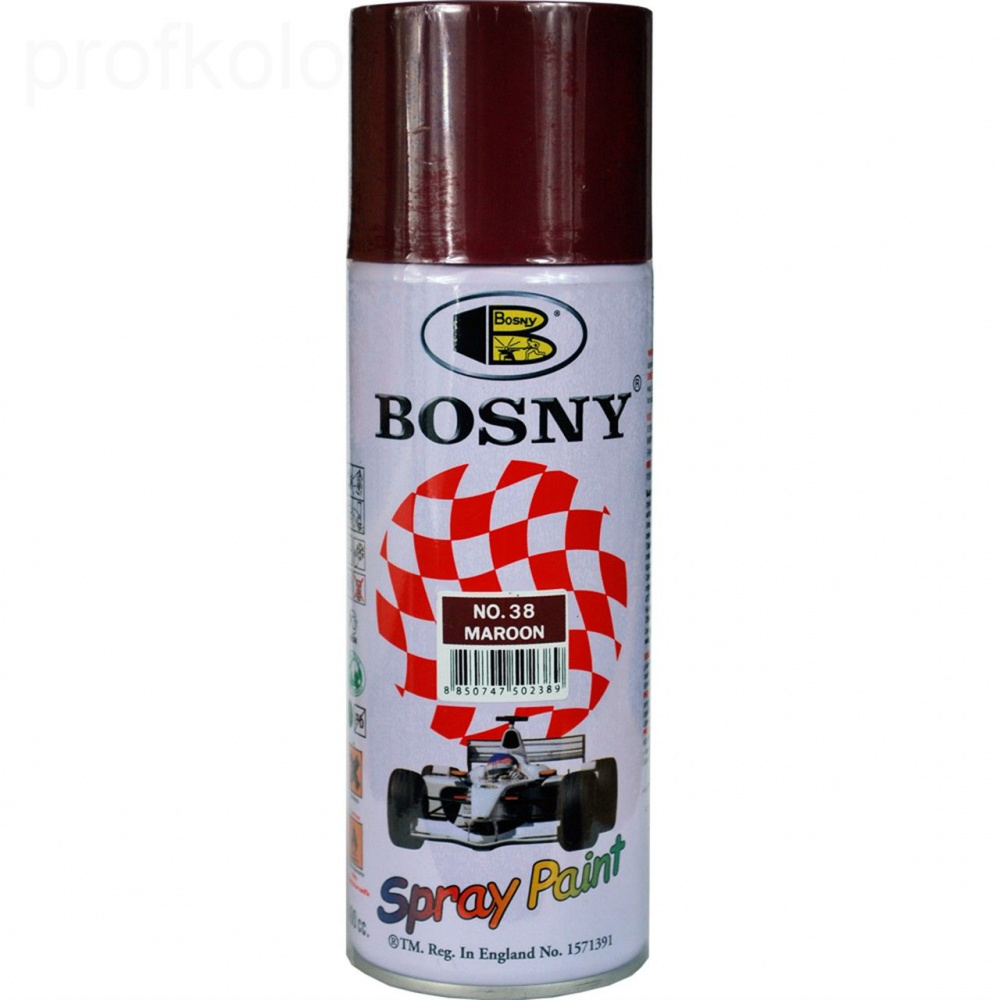 Краска АЭРО БОСНИ №38 бордо RAL 3004