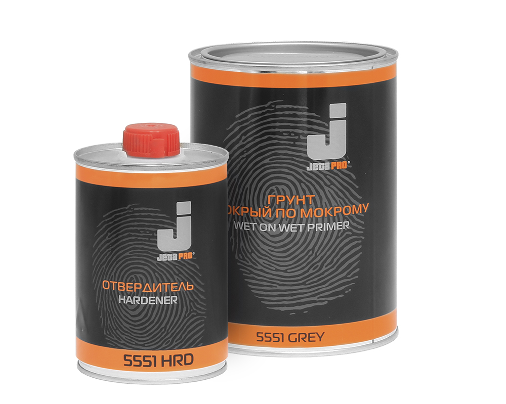 Грунт-ИЗОЛЯТОР 3+1 (антикоррозионный) Мокрый по мокрому серый  (0,75л+0,25л)  5551 ДЖЕТА 