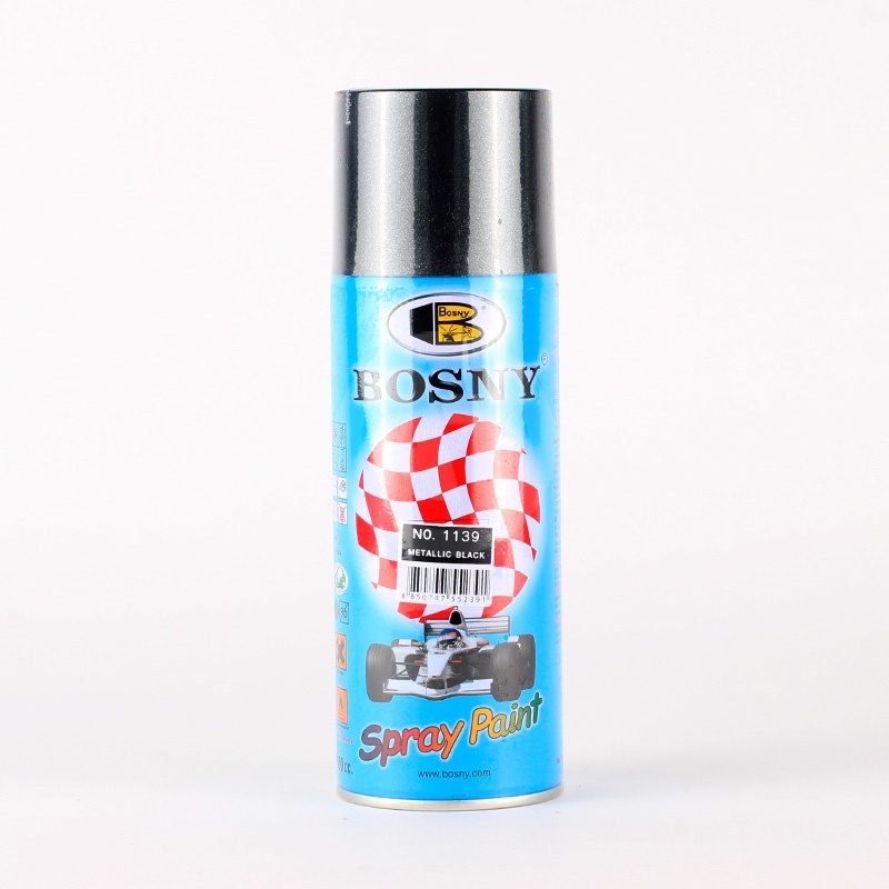 Краска АЭРО БОСНИ №1139 черный металлик