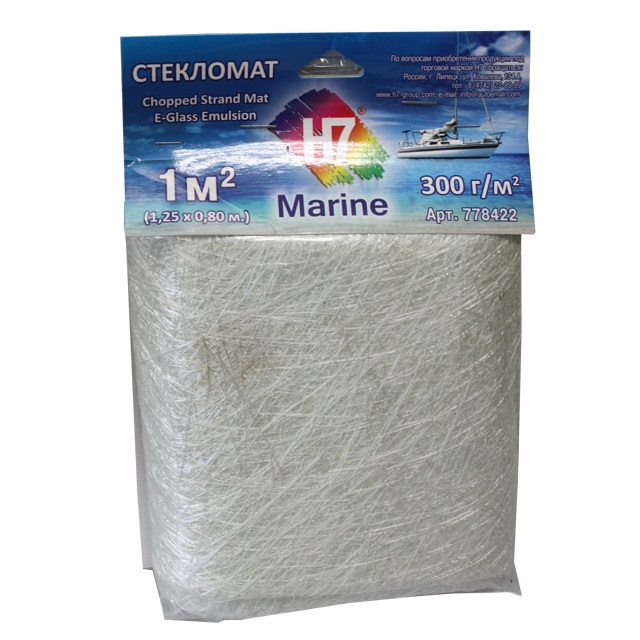 Стекломат 1кв метр, плотность 300гр\метр Н7 Marine 778422