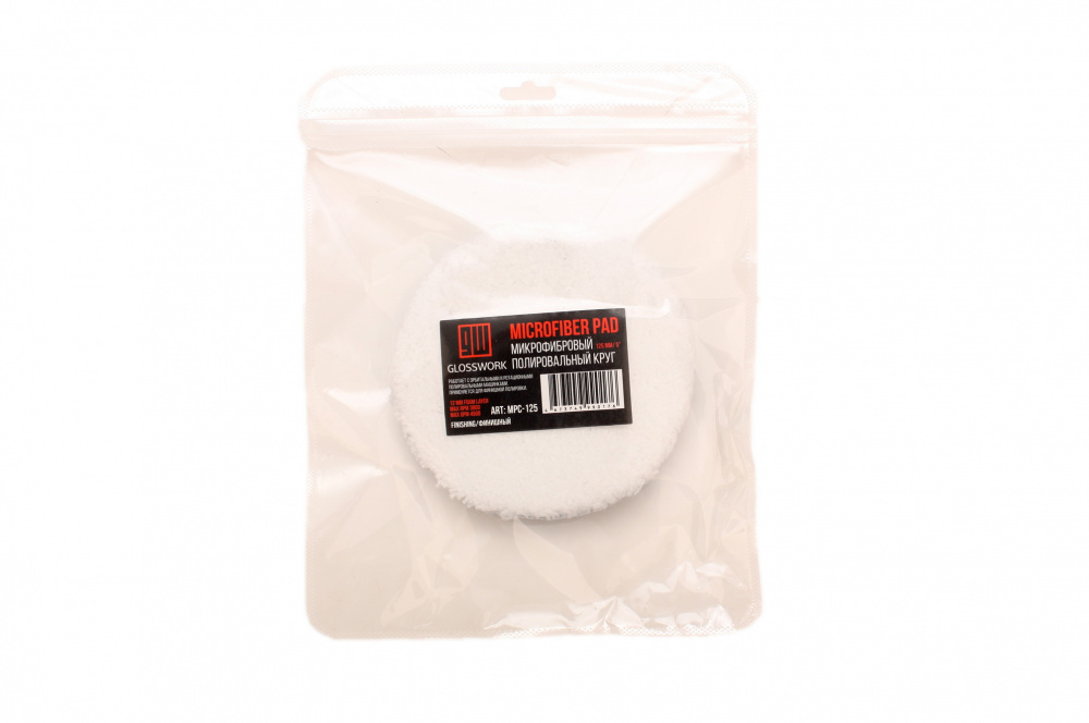 Круг полировальный микрофибровый 150мм, MPC-150 Glosswork Microfiber Pad