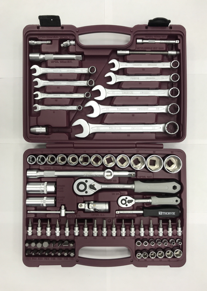 TS082 (UTS0082) Набор инструмента 1/4, 1/2 82 пр ТОРВИК