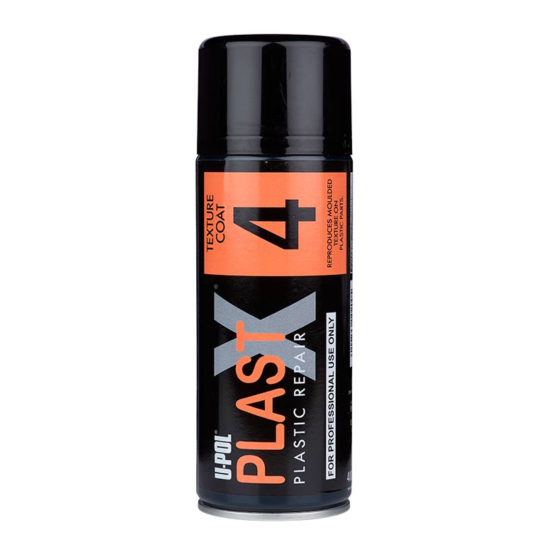 Краска текстурная для пластика АЭРО 400мл черная, грубая PLAST X4  PLAS/4С У-ПОЛ
