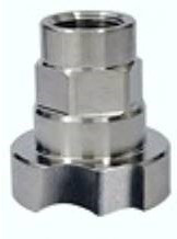 Система JPPS Переходник 52058 для однораз бачка для краскопультов mini 827,2000,400, резьба F14х1