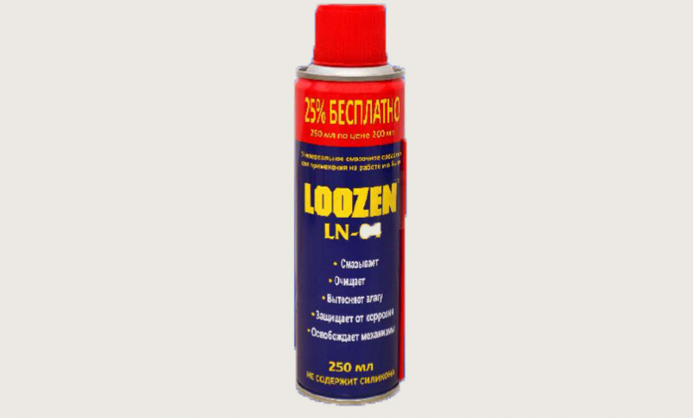 Средство универсальное смазочное (аналог WD-40) 250мл LOOZEN LN-04