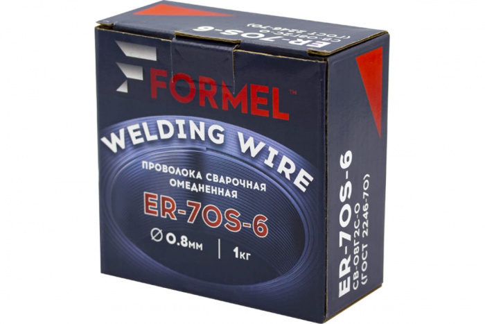 Проволока сварочная омедненная Welding Wire 0.8мм, 1 кг FORMEL FRM_08_1 