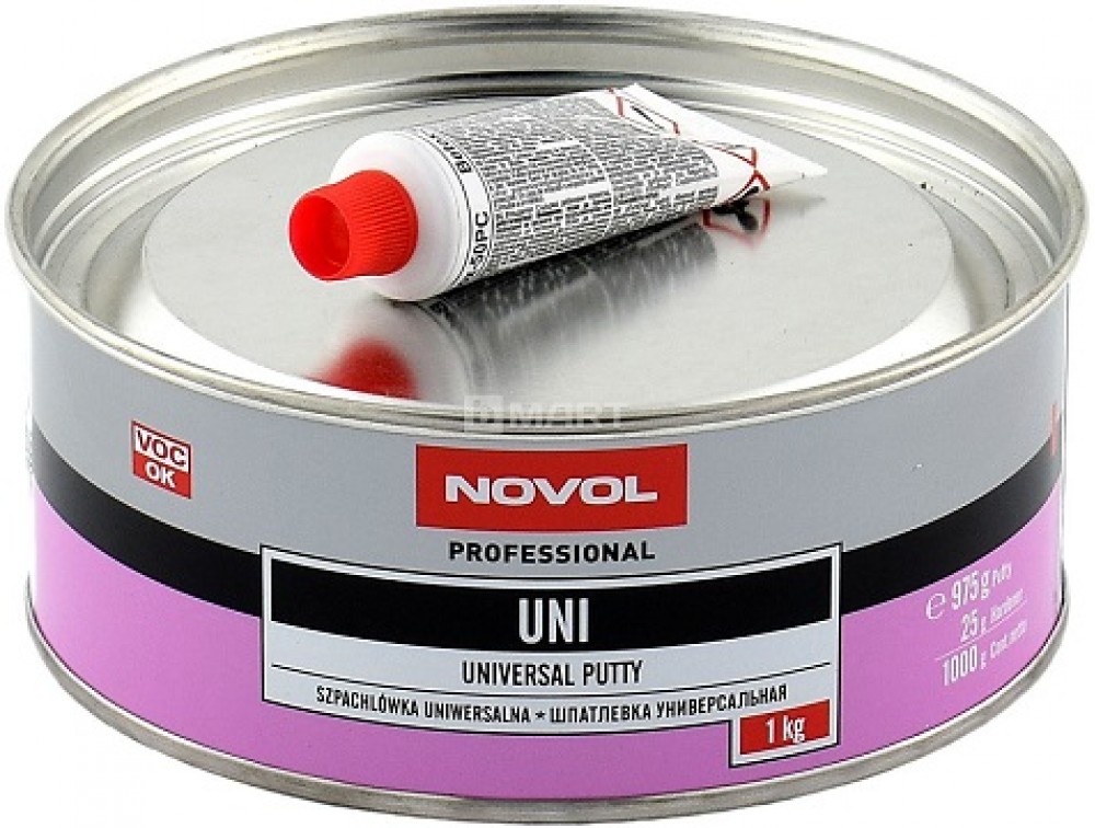 Шпатлевка ПЭ универсальная UNI 1,0кг НОВОЛ 1103 ЧЕСТНЫЙ ЗНАК
