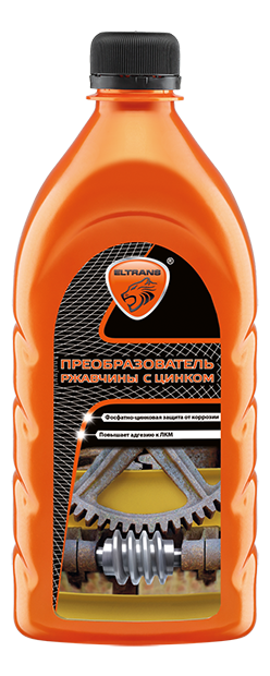 Преобразователь ржавчины 0,5л с ЦИНКОМ EL-0702.08 (ПЭТ флакон) ЭЛТРАНС  