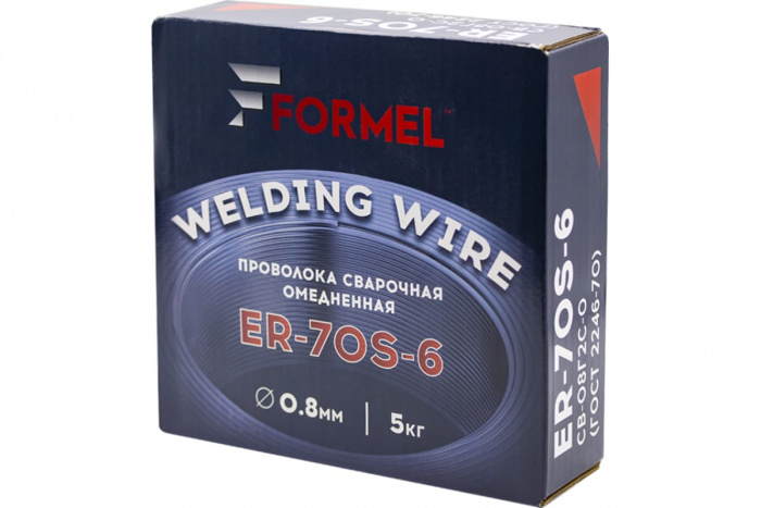 Проволока сварочная омедненная Welding Wire 0.8мм, 5 кг FORMEL FRM_08_5