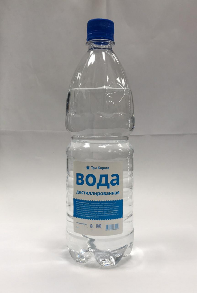 Вода дистиллированная 1,0 л УАК