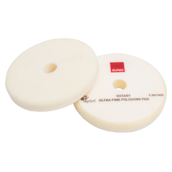 Полировальник РУПИС поролоновый 160/160мм БЕЛЫЙ (сверхмягкий) ROTARY ULTRAFINE  9.BR180S