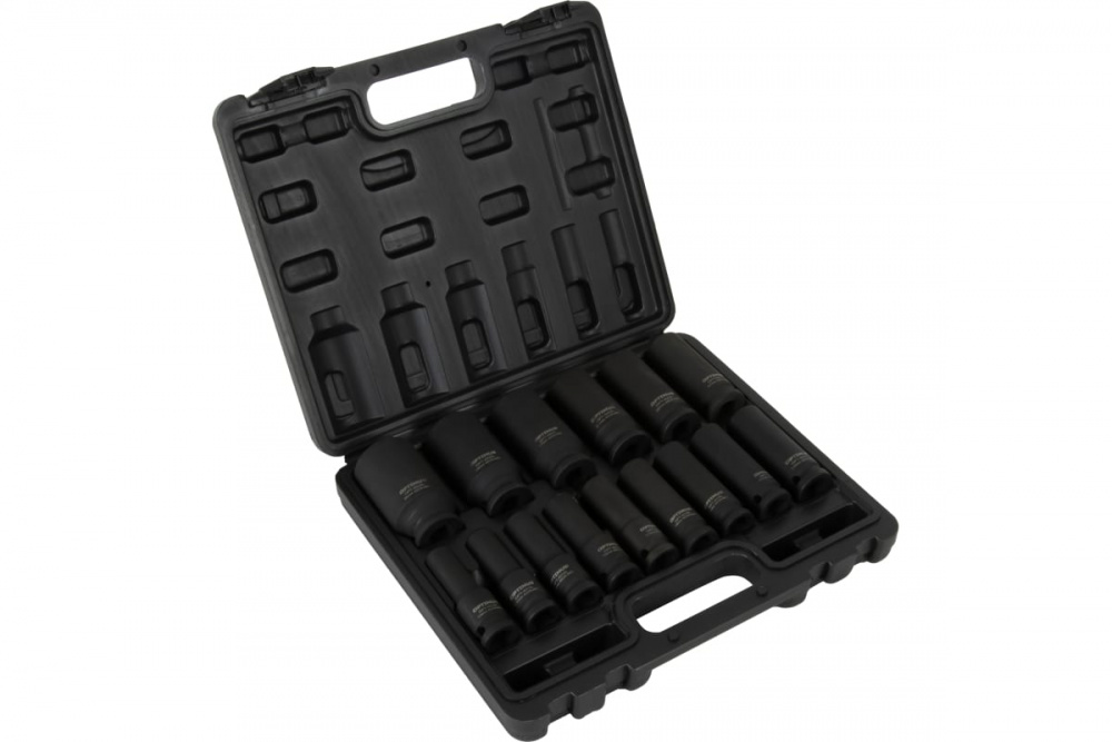 Набор OPT-40215 ударных головок глубоких 1/2" 15 пр., 10-32 мм. OPTIMUS