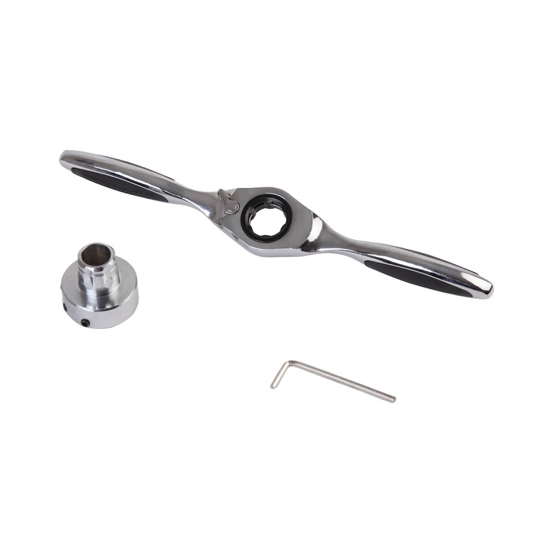 Плашкодержатель WDK-DH0312 с трещоткой 3 предмета ВИДЕРКРАФТ