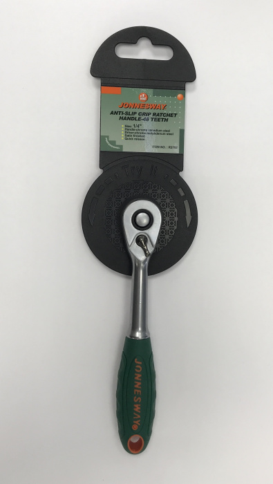 R3702 Трещотка 1/4" 48 зубцов, 135мм  JONNESWAY